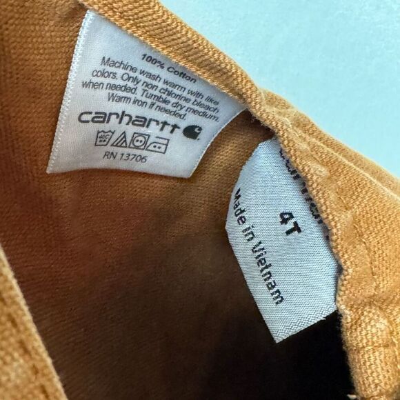 Carhartt Toddler Overalls Sz 4T - Picture 5 of 5